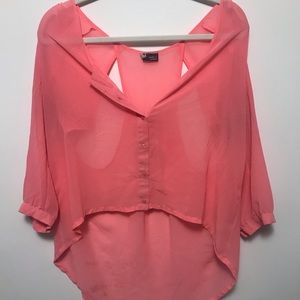 Pink long sleeved top